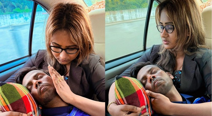 বগুড়ায় ছুটে গেলেন রিয়া মনি, হিরো আলমকে জড়িয়ে ধরলেন বুকে